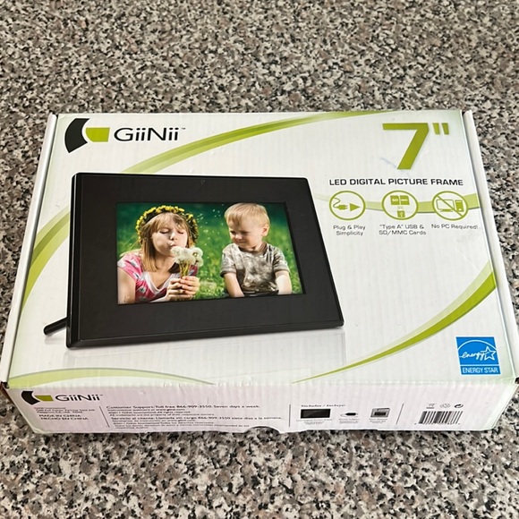 GiiNii Cameras, Photo & Video 7 Led Digital Picture Frame Poshmark